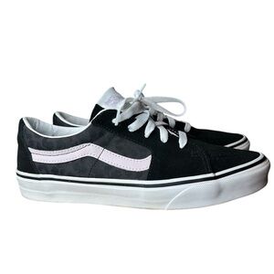 Vans Black and Pink Women's Sneakers